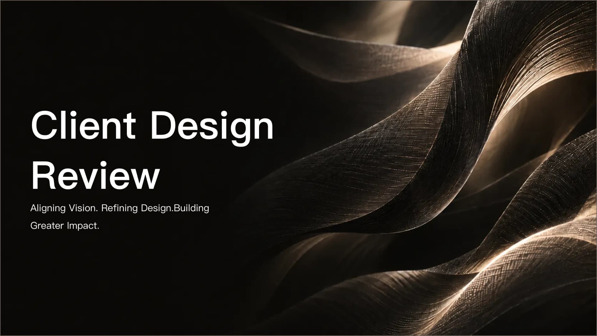 Slide 1: Kunden-Design preview of KI UX/UI Design Review & Produkt-Redesign Präsentationsvorlage presentation template