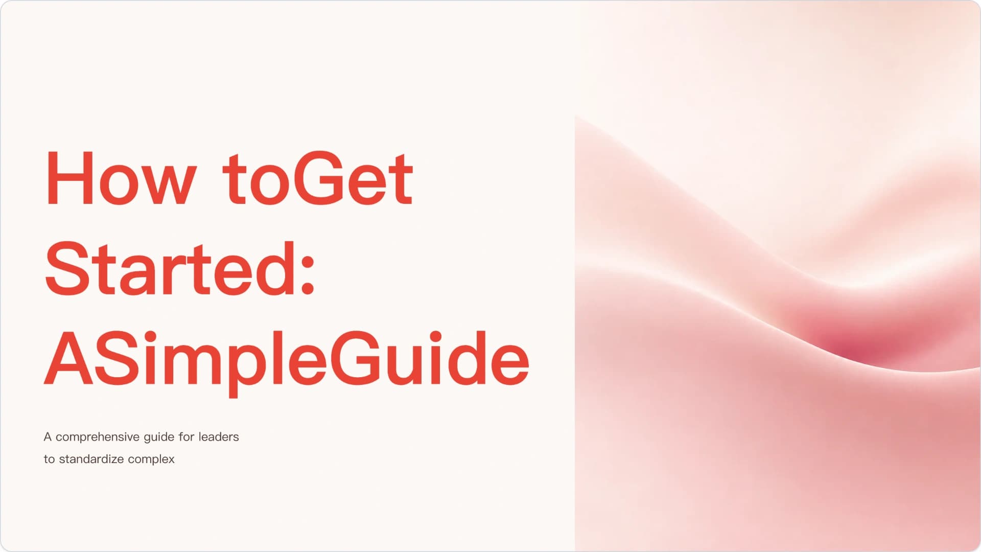 Slide 1: How toGet Started: ASimpleGuide preview of Fashion & Cosmetics Platform Promotion Presentation Template presentation template
