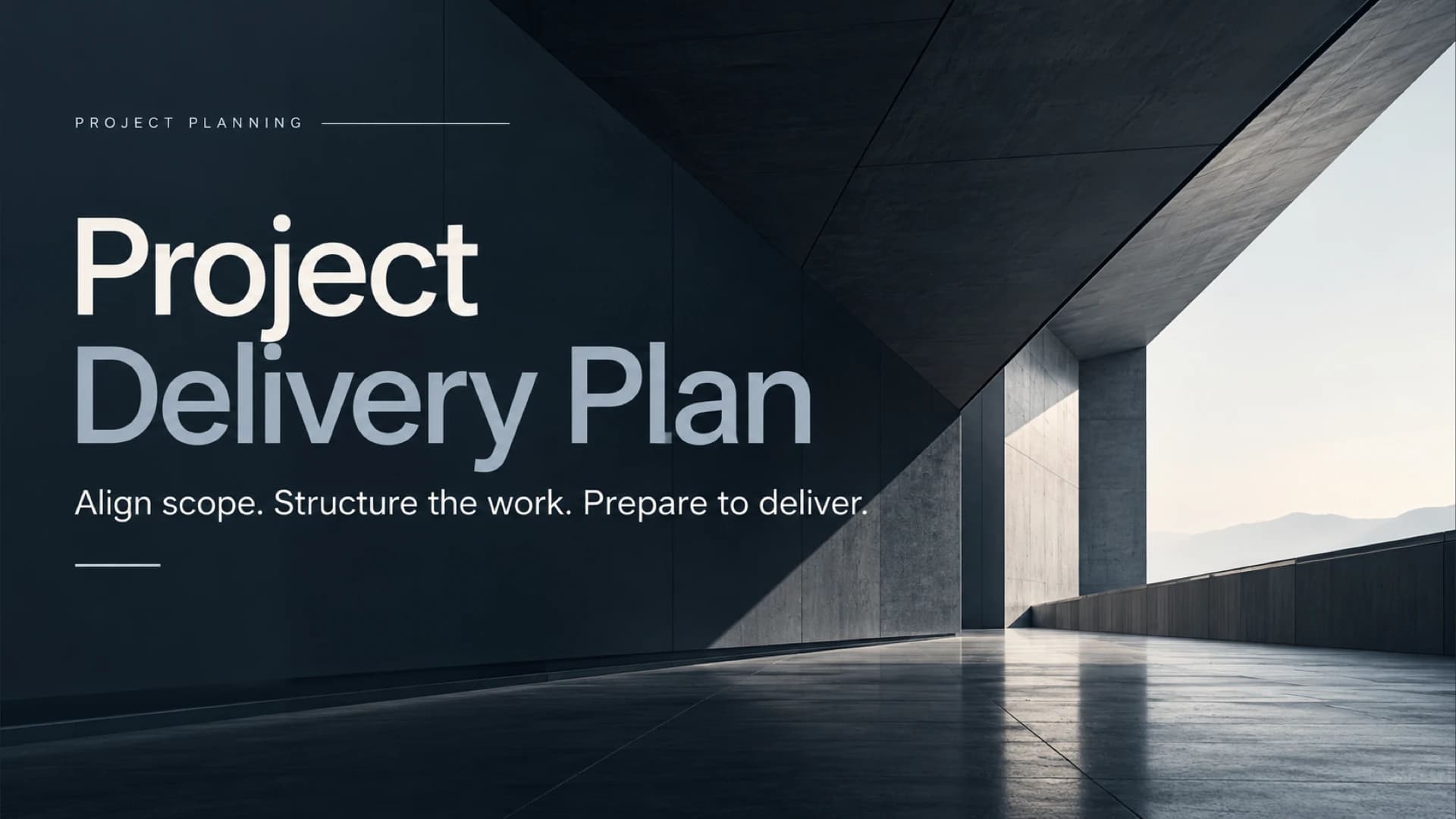 Project Plan Template for Delivery Readiness Reviews presentation template preview 1