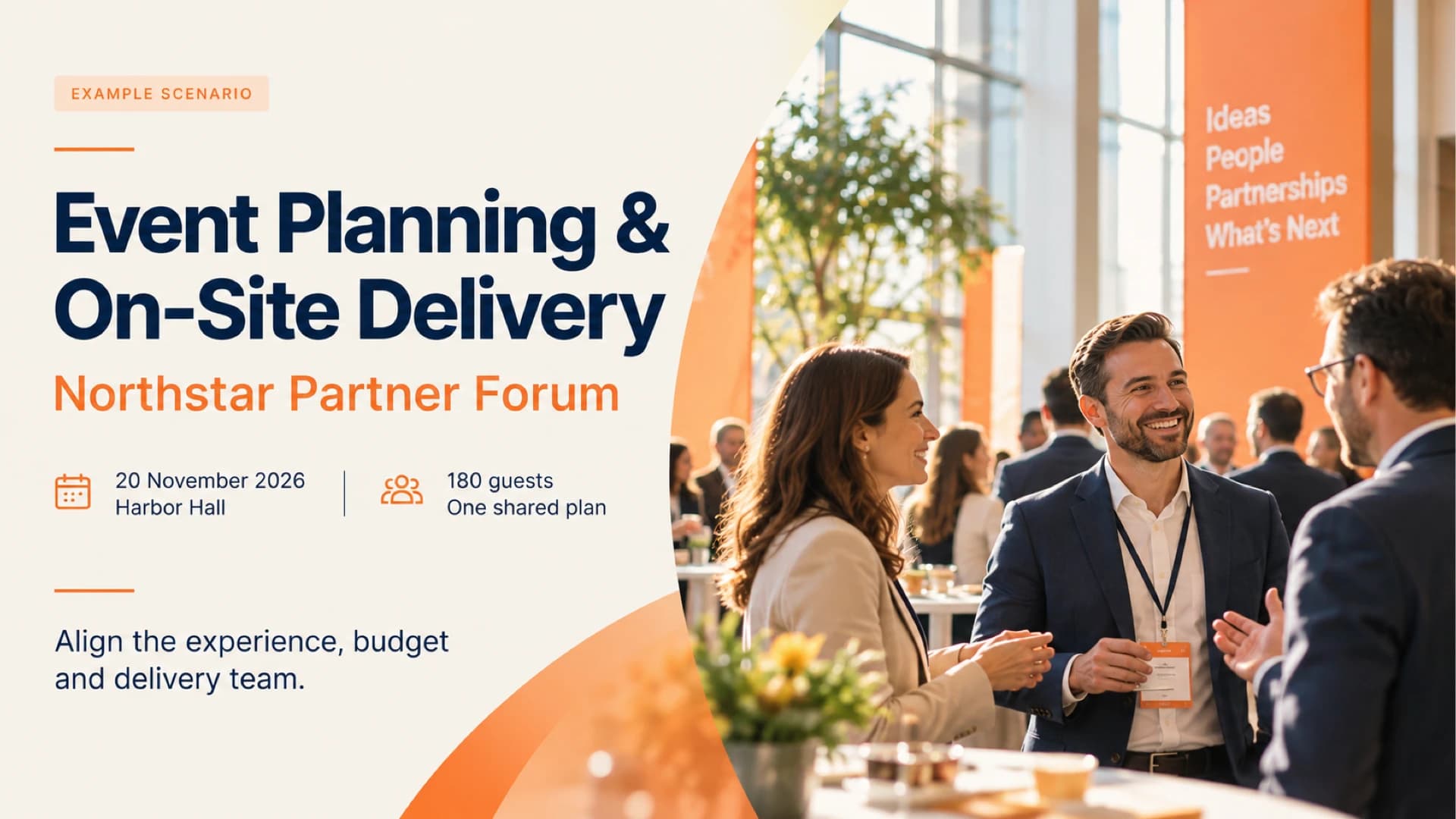 Event Planning and On-Site Delivery Briefing
