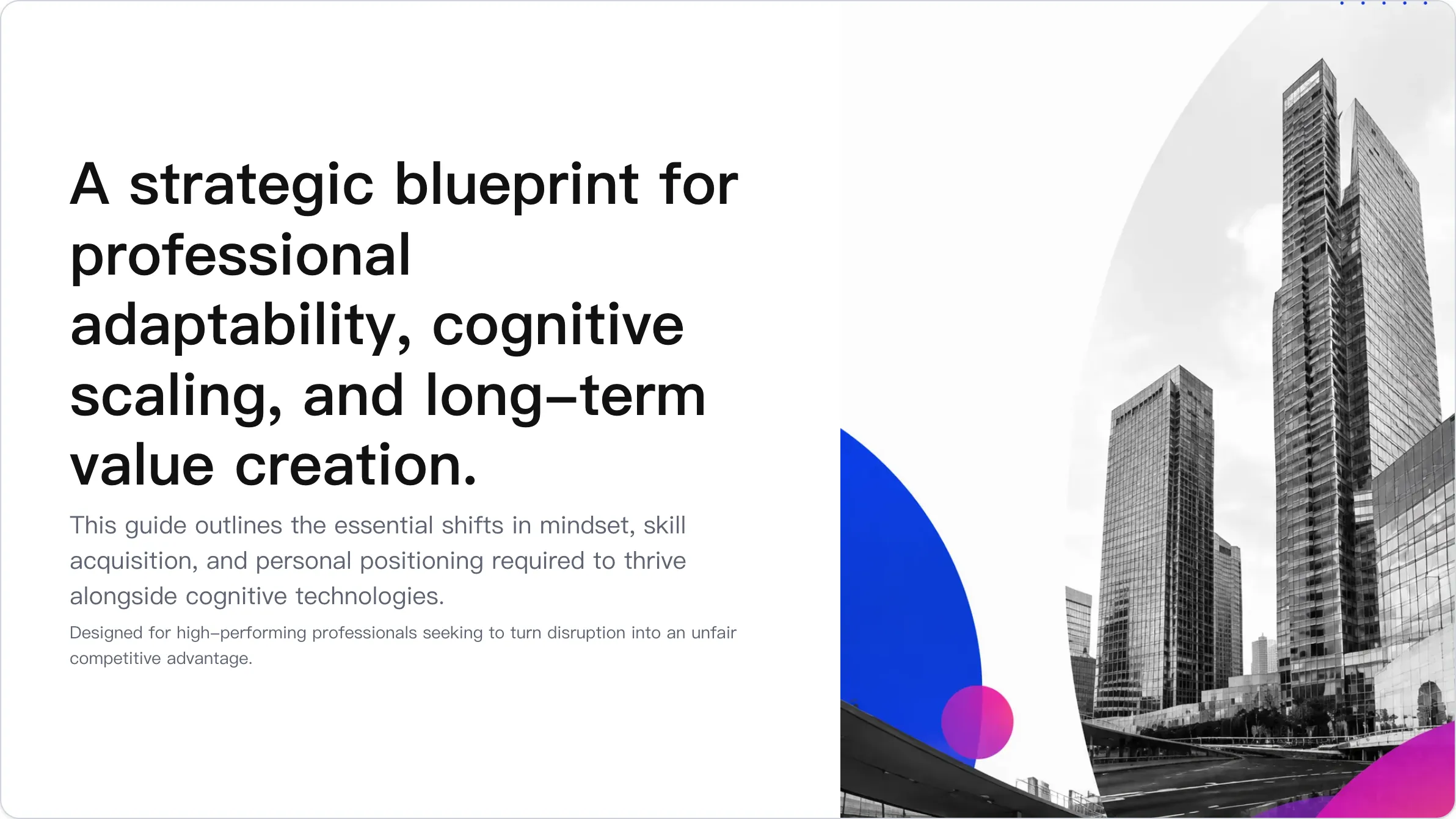 Corporate Growth & Company Profile Presentation Template presentation template